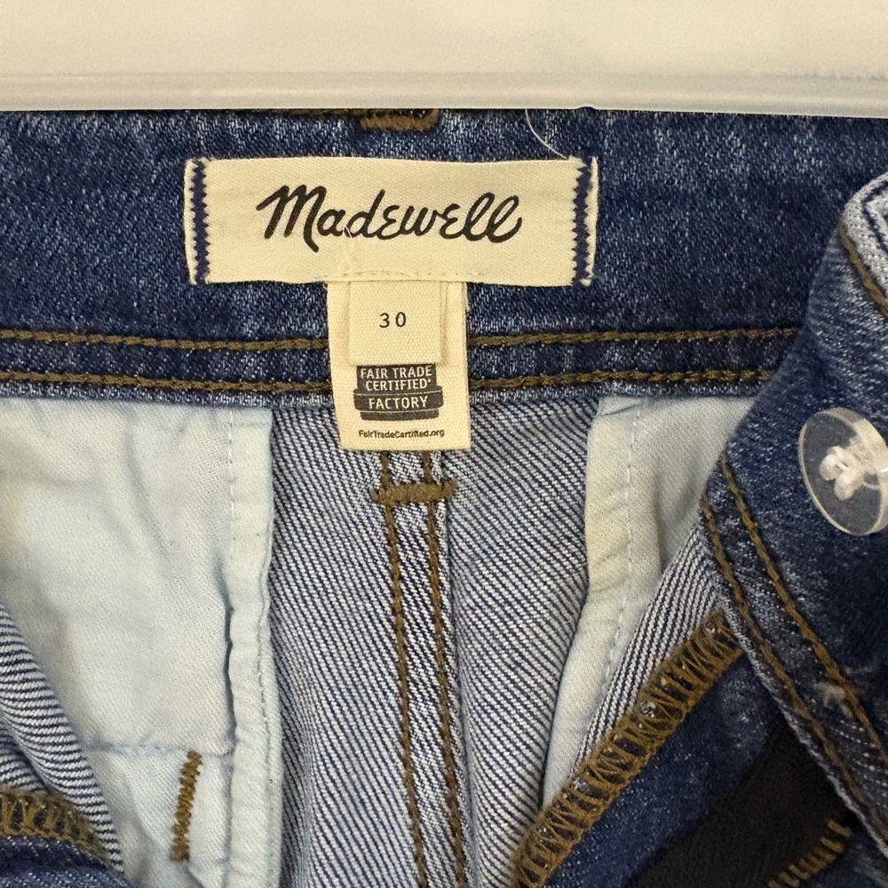 Madewell Tapered Denim Trousers in Calvert Wash - Picture 12 of 12